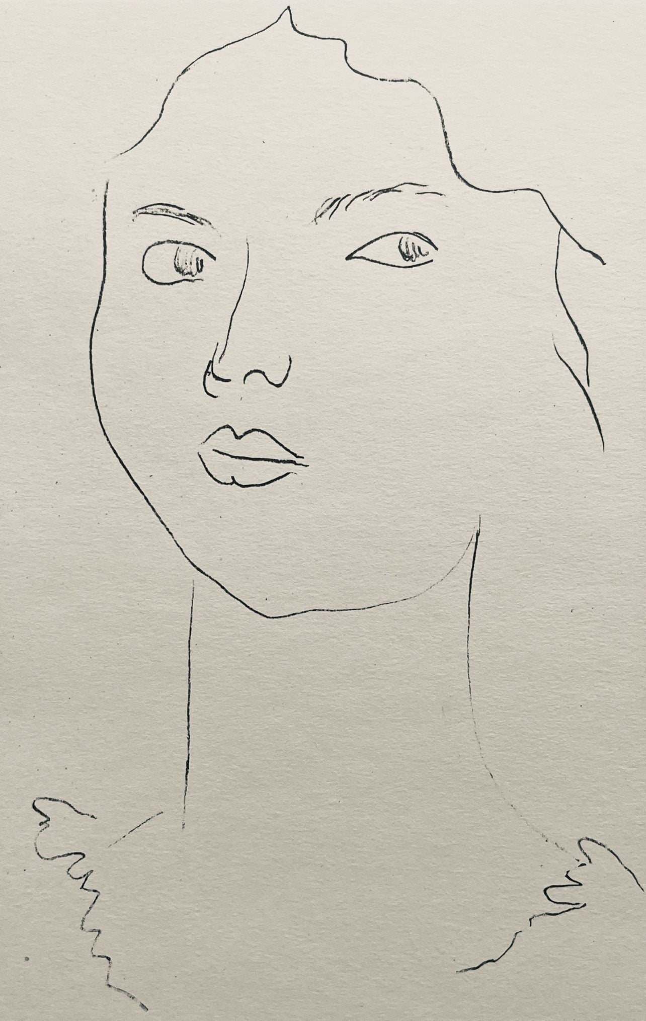 Henri Matisse, Composition (Dutel 3), Dessins de Henri-Matisse, Limited Edition Lithograph