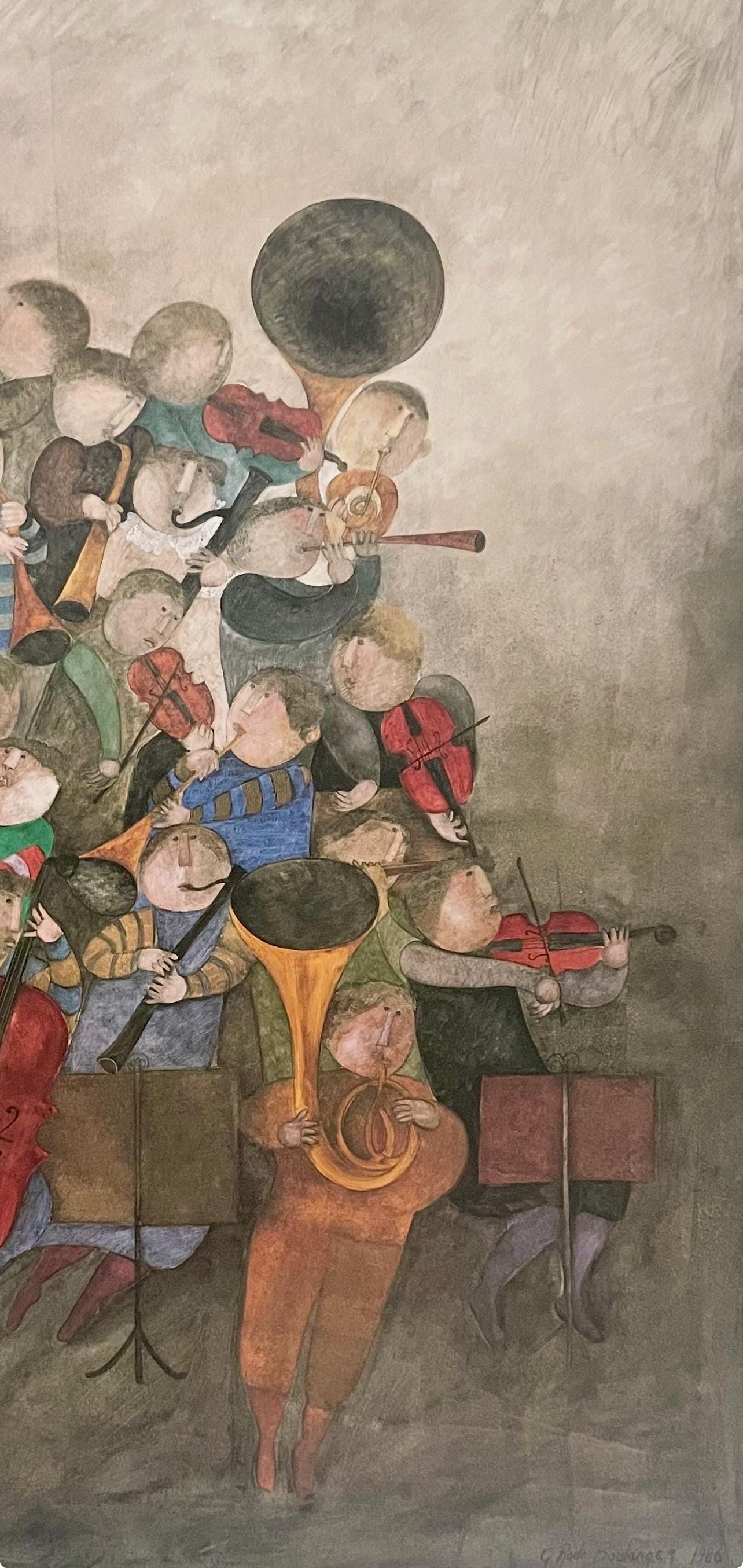Graciela Rodo Boulanger, Oda a la Alegria, Original Edition Offset Lithograph