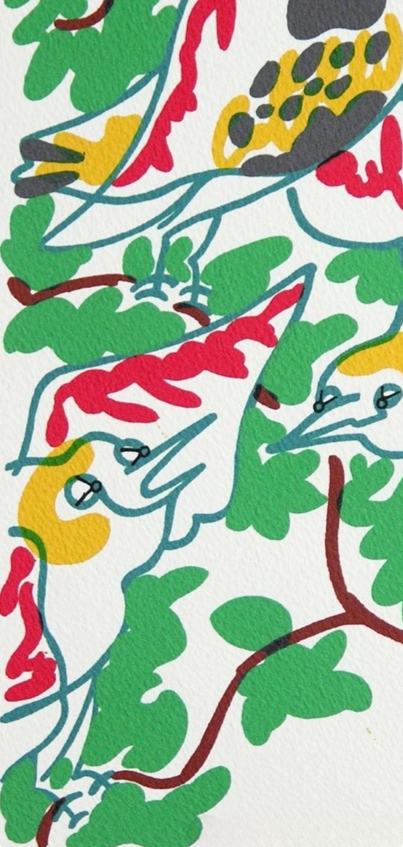 Charles Lapicque, Le chant des oiseaux, Souvenirs et portraits d'artistes, Limited Edition Lithograph