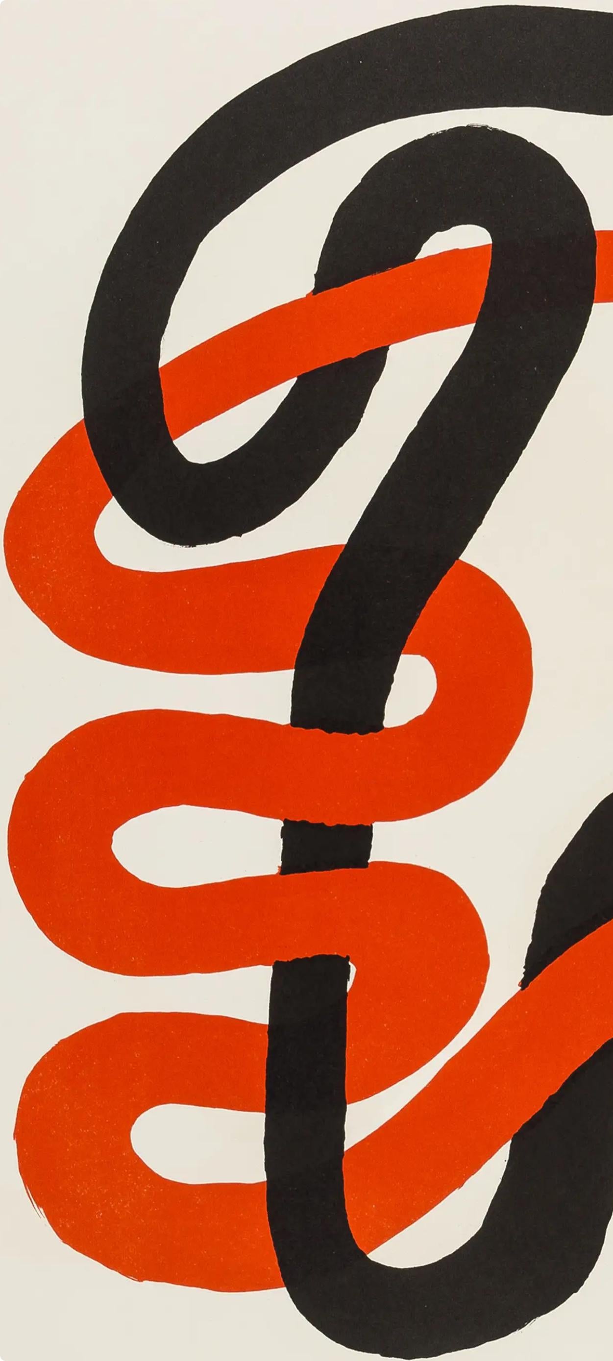 Alexander Calder, Composition, Derrière le miroir, Limited Edition Lithograph