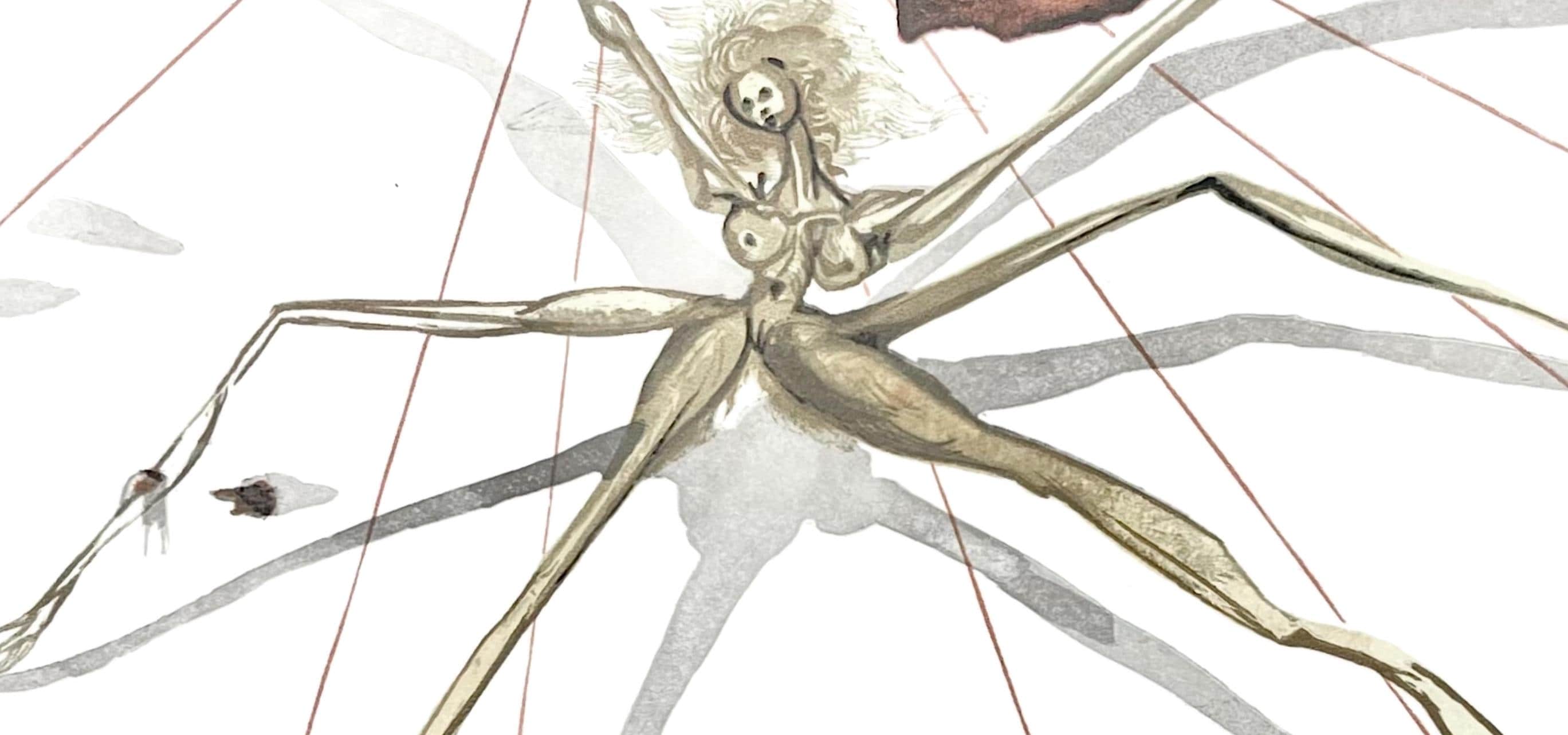 Salvador Dali, Fegefeuer XVII (Field 189-200; Michler/Löpsinger 1039-1138), Die Göttliche Komödie, Signed, Limited Edition Woodcut