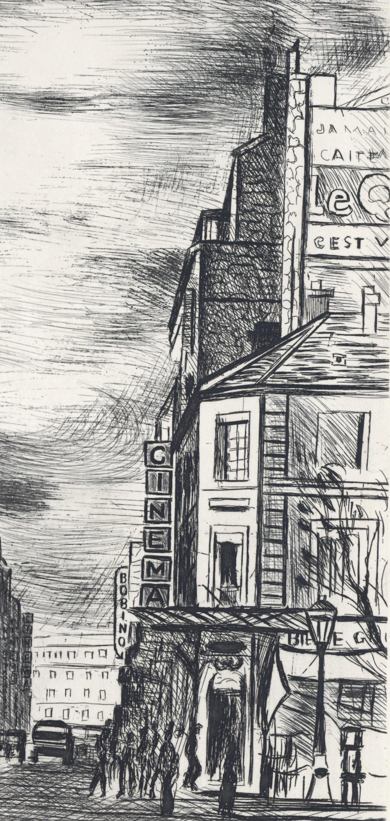 Moïse Kisling, Montparnasse, A La gloire à Paris, Limited Edition Etching