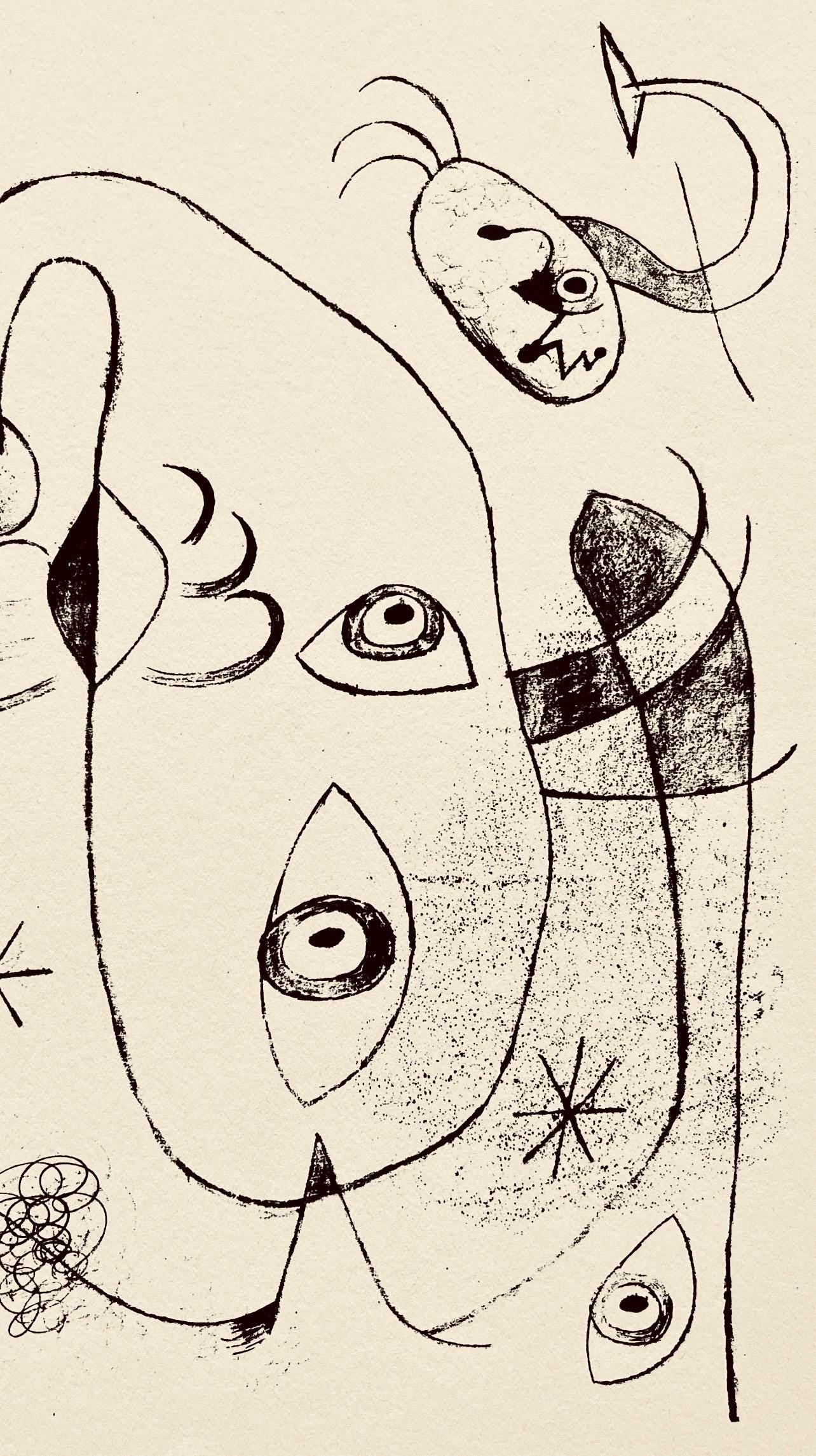 Joan Miró, Composition, The Prints of Joan Miro, Limited Edition Etching