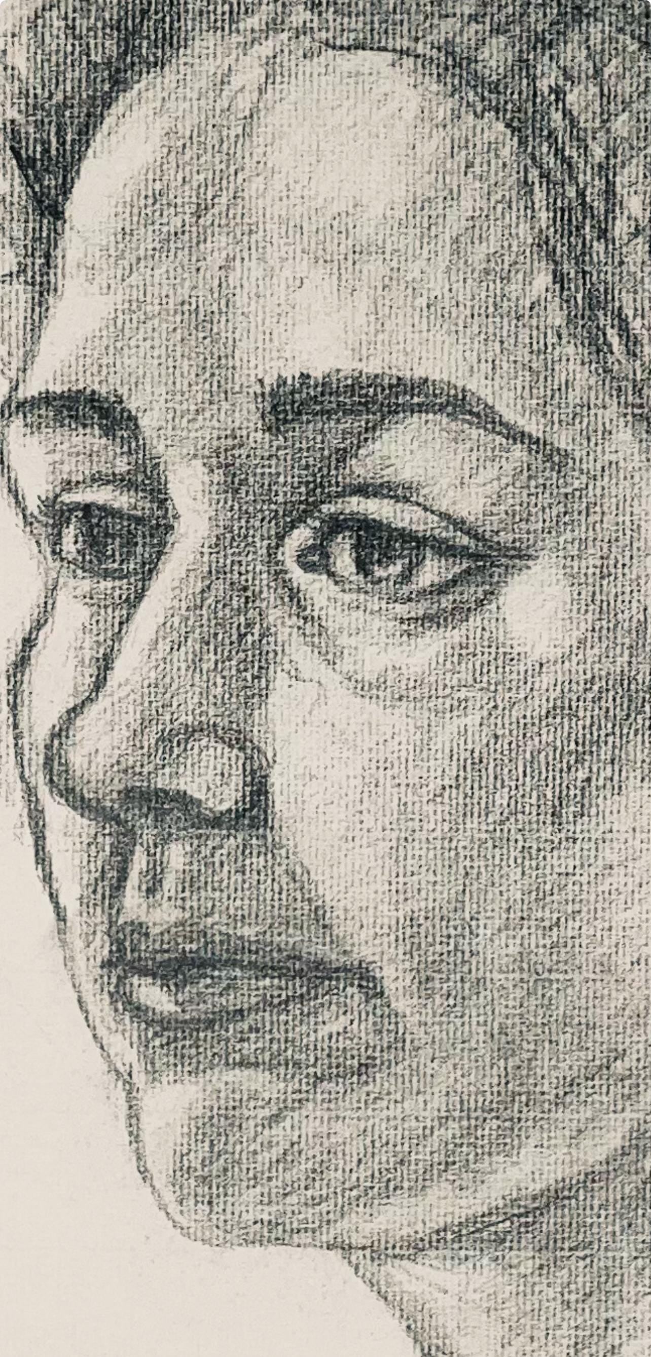Ian Hornak, Renaissance Female Figure Study, 1963, Original Drawing
