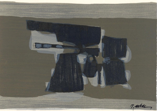 Raoul Ubac, Charrue, l’Hommage à Georges Braque, Derrière le miroir, Limited Edition Lithograph