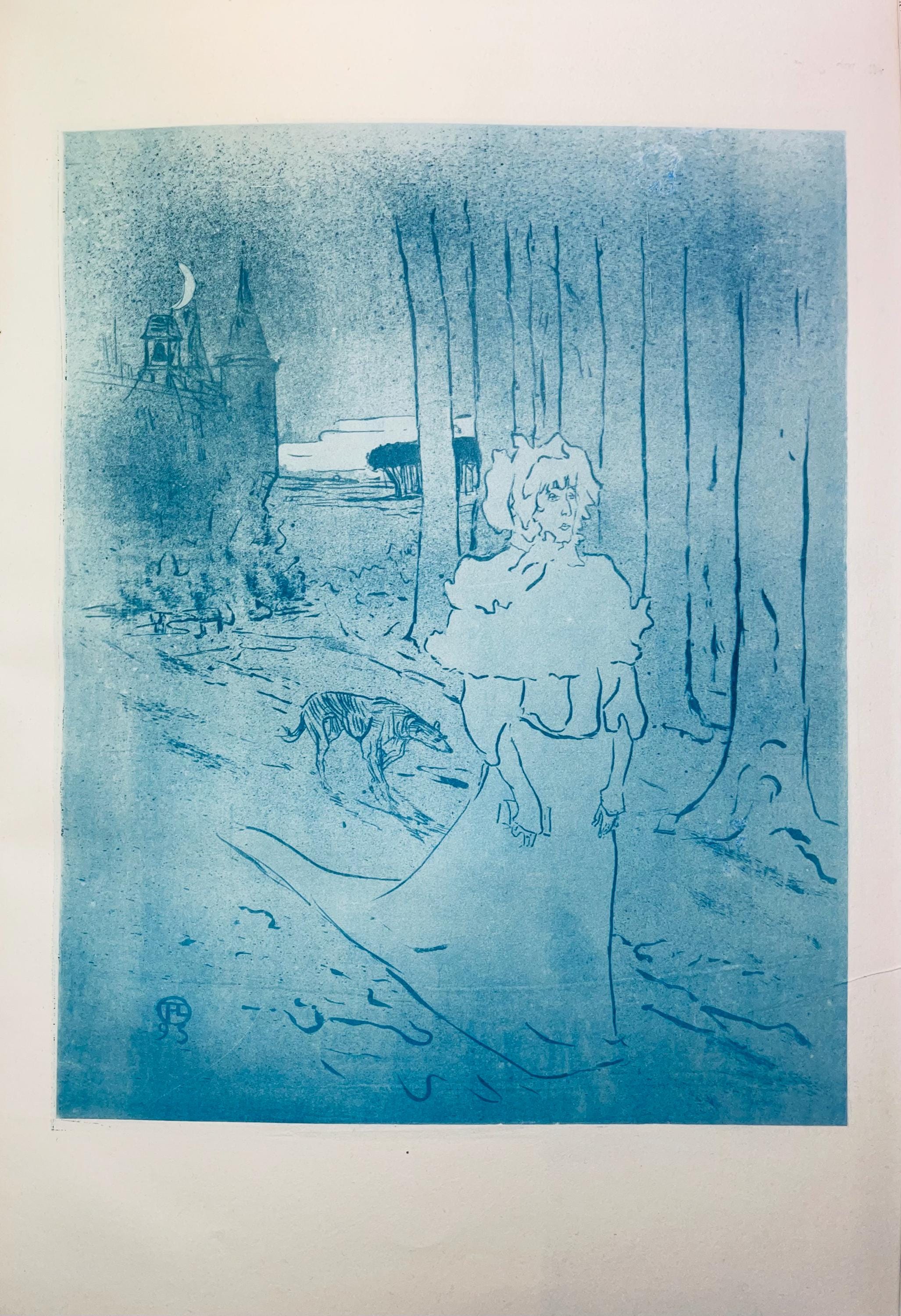 Henri de Toulouse-Lautrec, Composition, Images de Lautrec, 21 Planches en Couleurs, Collezione dell'Obelisco, Limited Edition Lithograph