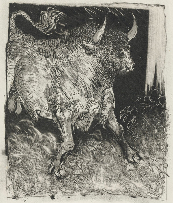 Pablo Picasso, Le Taureau, Histoire naturelle, Limited Edition Lithograph
