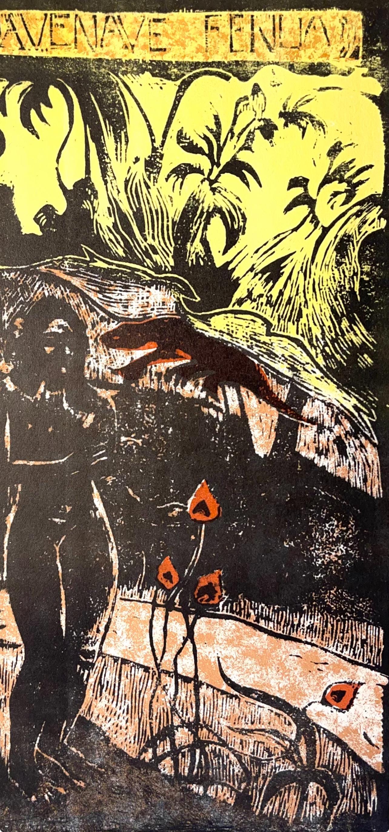 Paul Gauguin, Delightful Land (Nave nave fenua), Limited Edition Woodcut