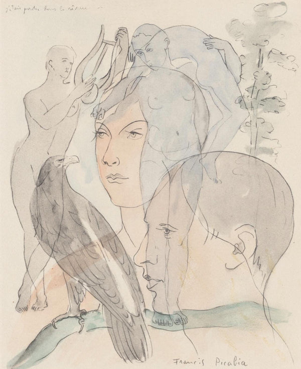 Francis Picabia, Composition, Le Peseur d'âmes (The Weigher of Souls), Limited Edition Lithograph