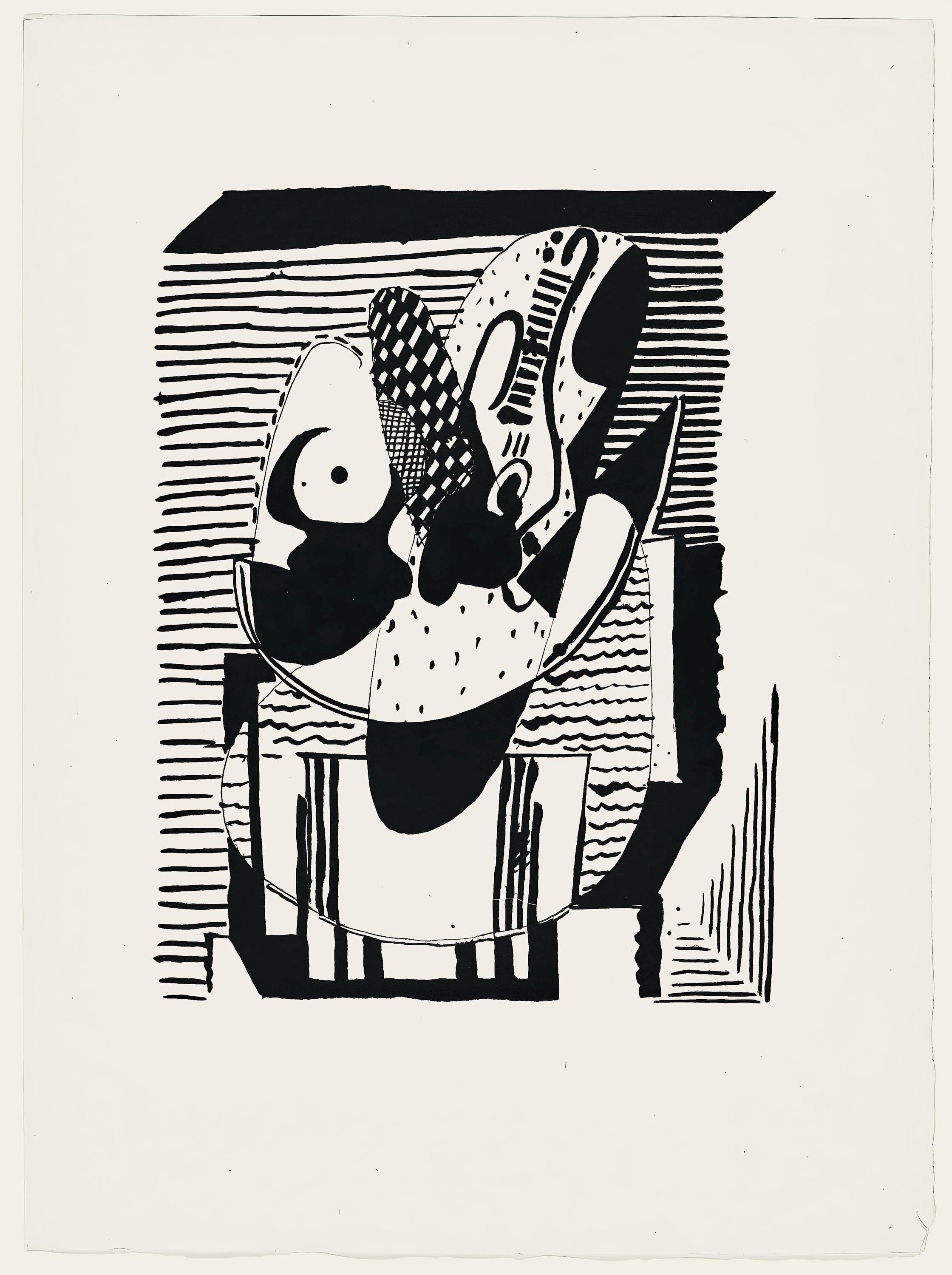 Pablo Picasso, Composition (Monod 10485), Hélène chez Archive de Illustrations de Pablo Picasso, Limited Edition Woodcut