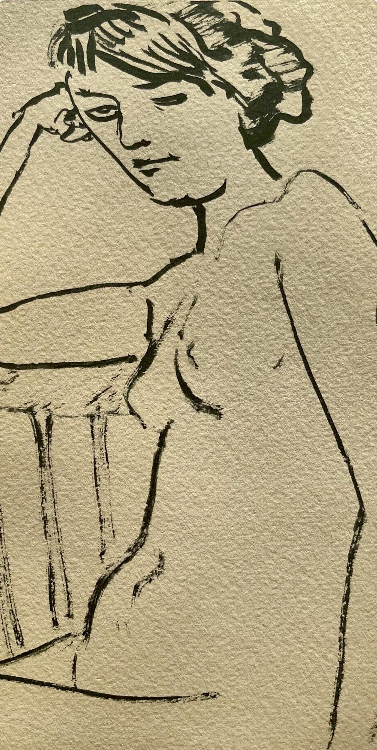 Albert Marquet, Nu à la chaise, Marquet, Limited Edition Lithograph