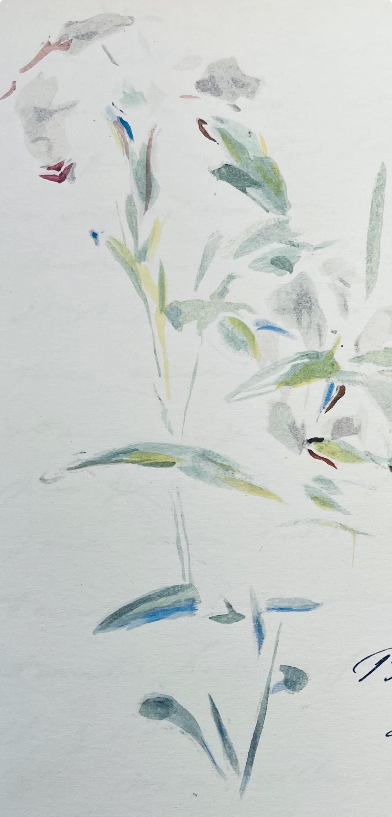 Édouard Manet, Composition, Édouard Manet, Letters with Aquarelles, Limited Edition Lithograph