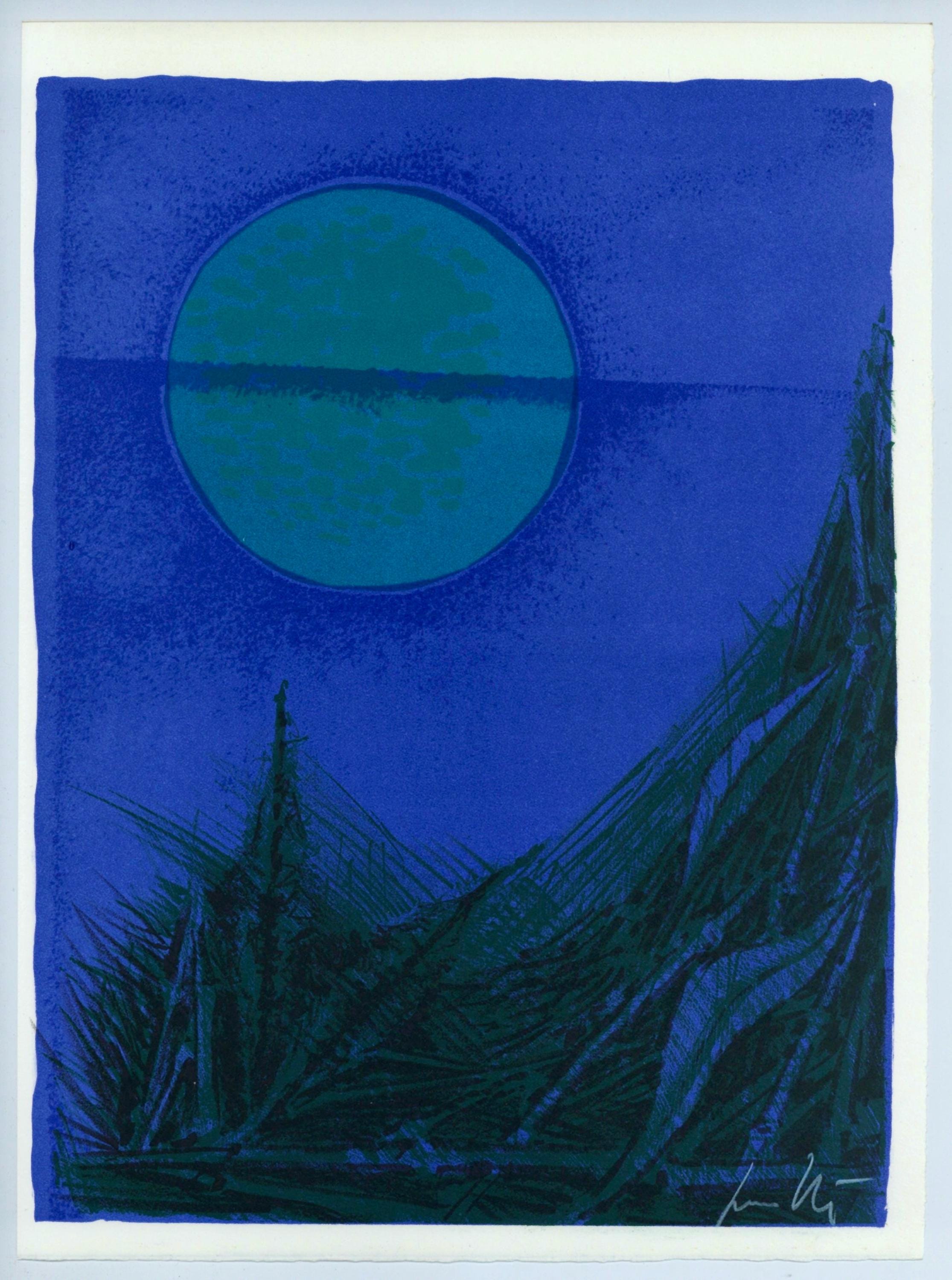 Cesare Peverelli, Composition, Variations sur l'imaginaire, Limited Edition Lithograph