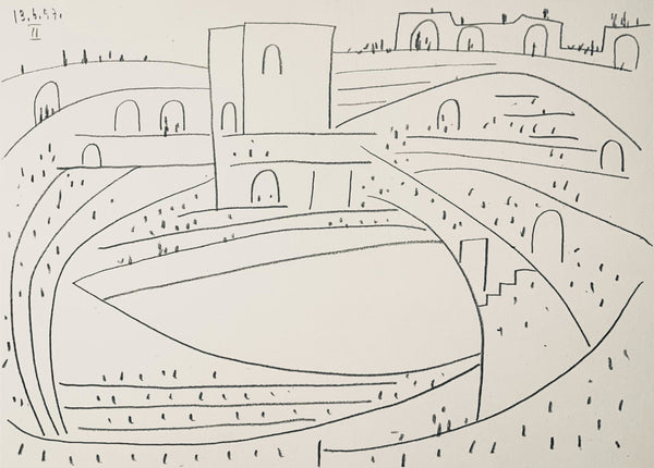 Pablo Picasso, Composition (Bloch 1276; Czwiklitzer 23), Toros y Toreros, Limited Edition Lithograph