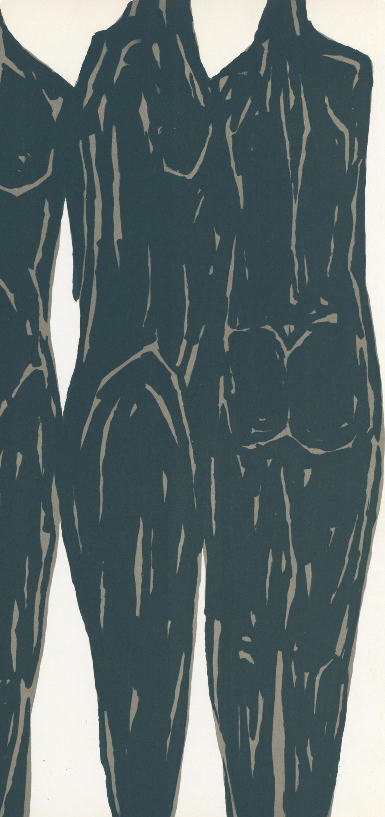 Raoul Ubac, Composition, Derrière le miroir, Limited Edition Lithograph
