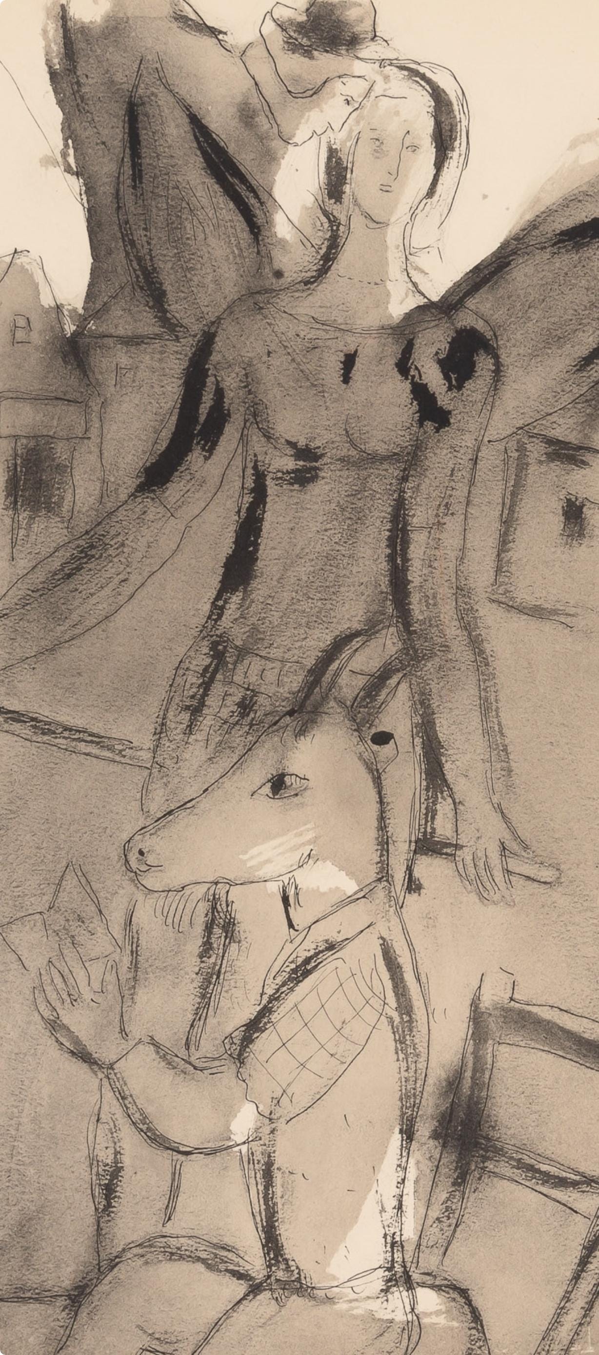 Marc Chagall, Composition, Couleur amour, Limited Edition Lithograph