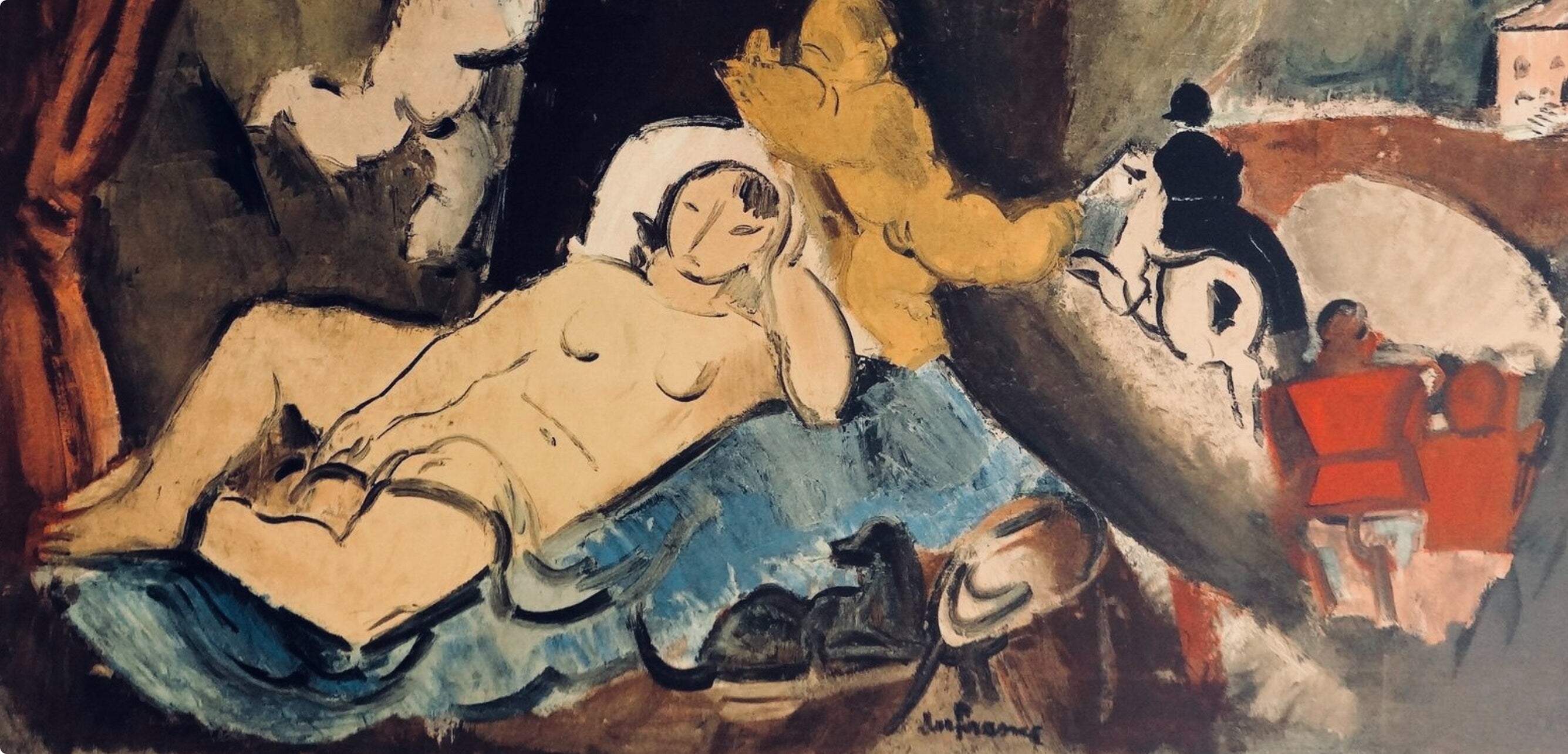 Charles Dufresne, Le Rêve, Collection Pierre Lévy, Limited Edition Lithograph