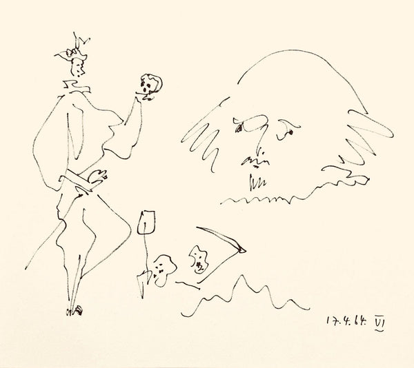 Pablo Picasso, Shakespeare VI (Bloch 1197), Picasso-Aragon Shakespeare, Limited Edition Lithograph