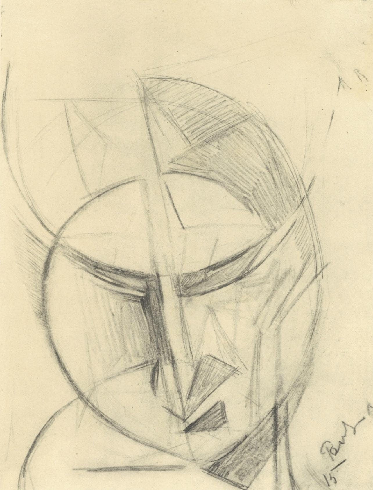 Antoine Pevsner, Composition, XXe siècle, Limited Edition Lithograph