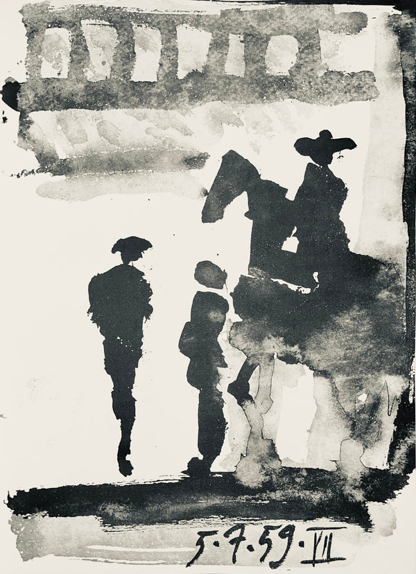 Pablo Picasso, Composition (Bloch 1276; Czwiklitzer 23), Toros y Toreros, Limited Edition Lithograph