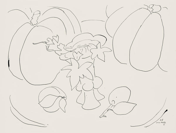 Henri Matisse, Série H, var. 8 (Duthuit 9), Henri Matisse, Dessins, Thèmes et variations, Limited Edition Lithograph