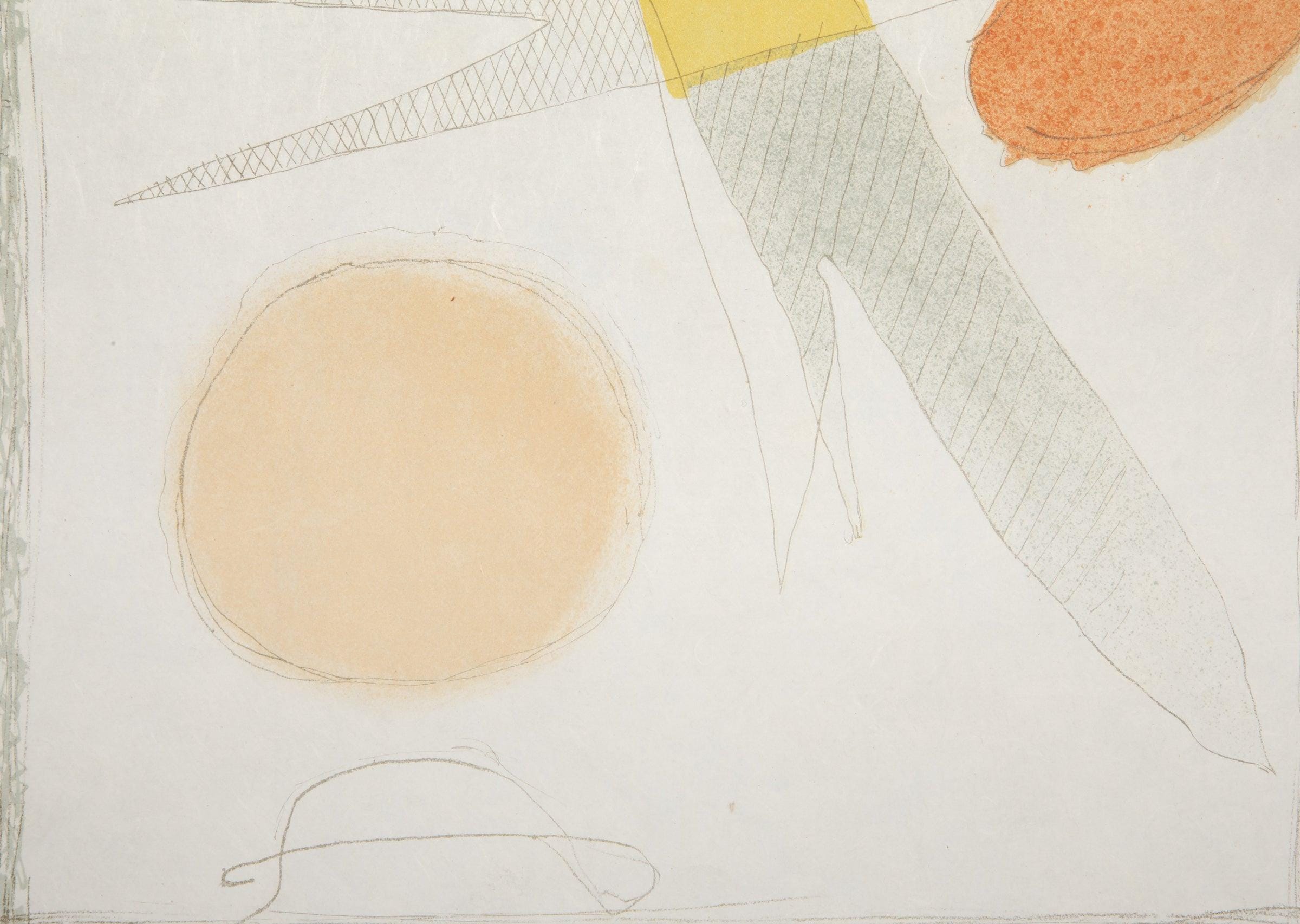 Georges Braque, Composition (Vallier 143), La Liberté des Mers, Limited Edition Lithograph