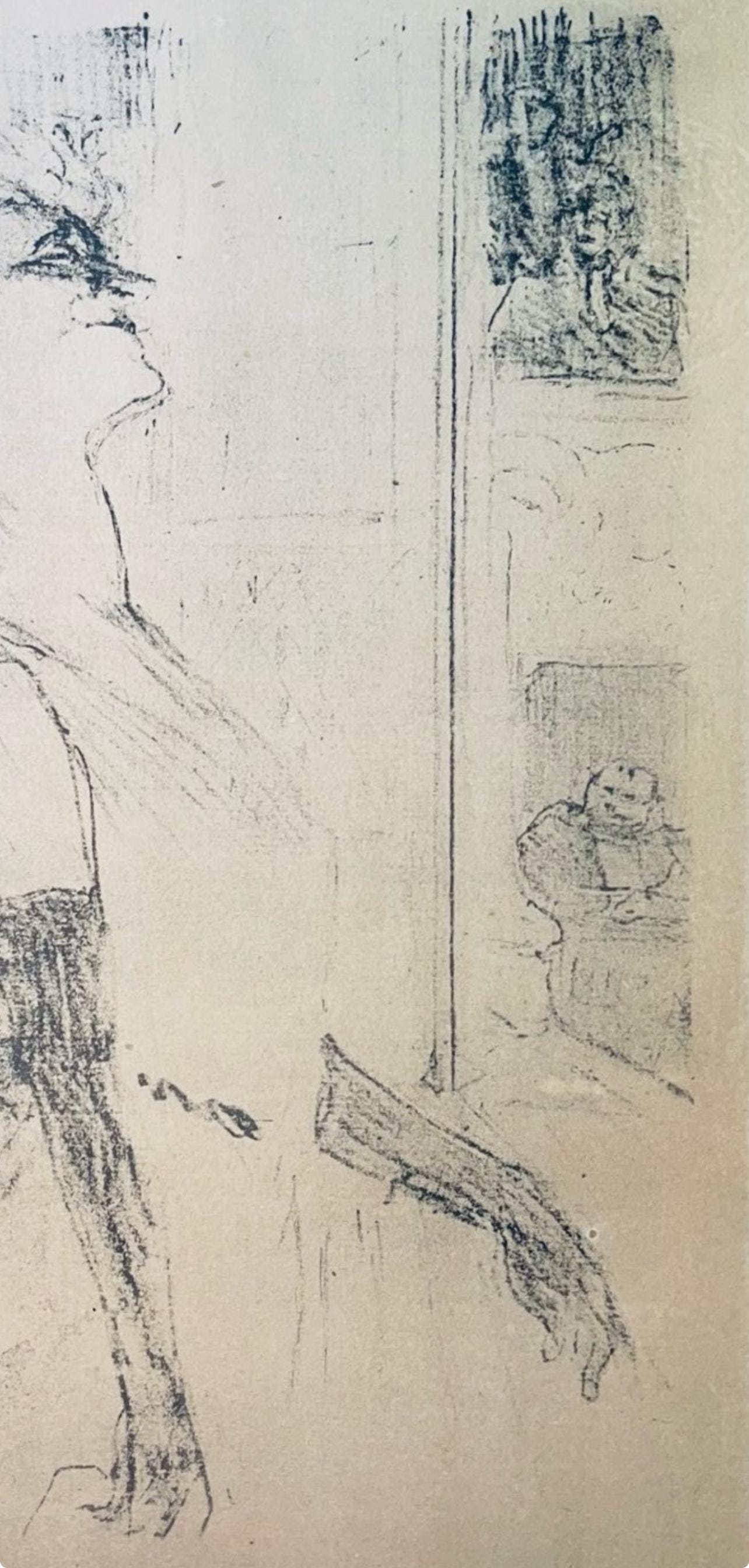 Henri de Toulouse-Lautrec, Composition, Images de Lautrec, 21 Planches en Couleurs, Collezione dell'Obelisco, Limited Edition Lithograph