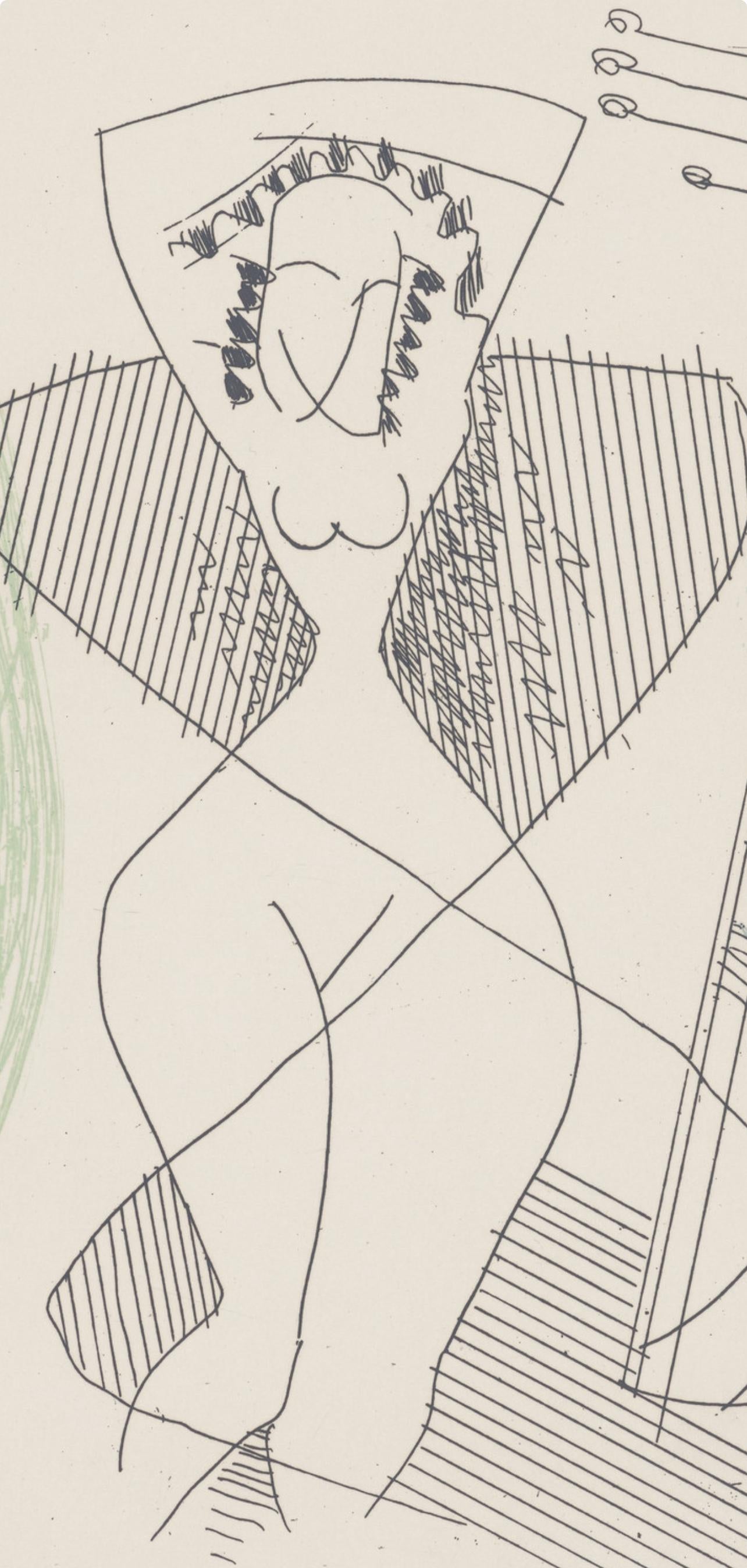 Man Ray, Composition, Feuilles éparses, Limited Edition Etching