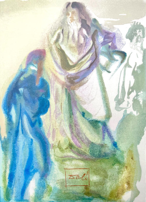 Salvador Dali, Paradies XXIX (Field 189-200; Michler/Löpsinger 1039-1138), Die Göttliche Komödie, Signed, Limited Edition Woodcut