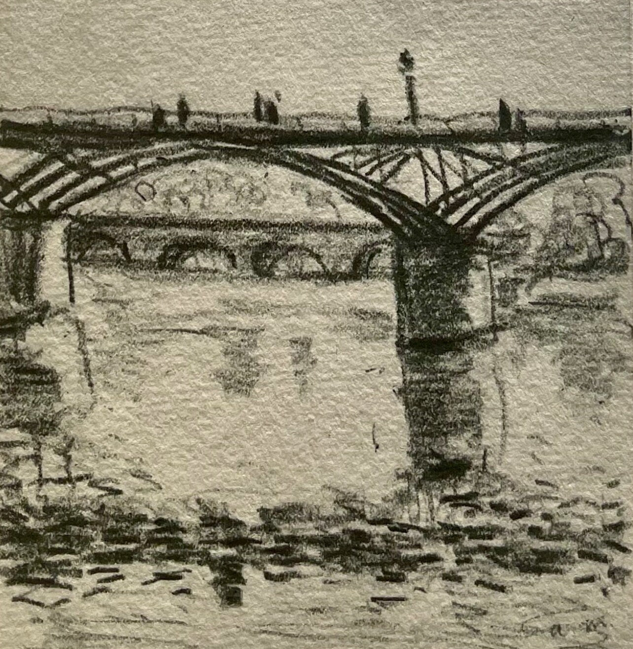 Albert Marquet, Pont-Neuf Statue de Henri IV. Pont des Arts, Marquet, Limited Edition Lithograph