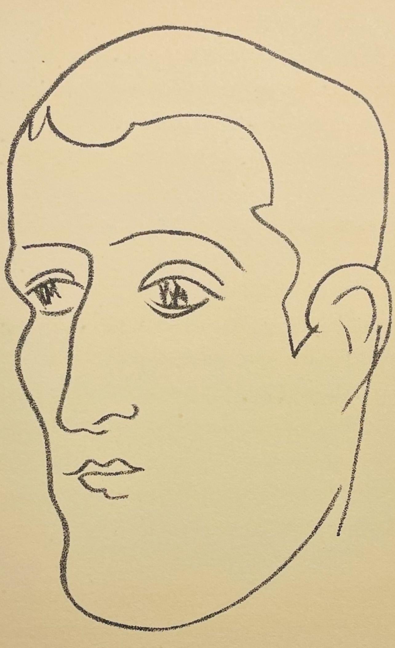 Henri Matisse, Composition (Duthuit 31), Apollinaire, Limited Edition Lithograph