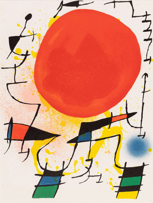 Joan Miró, Composition, (Cramer 160; Mourlot 859), Joan Miró Lithographs, Limited Edition Lithograph