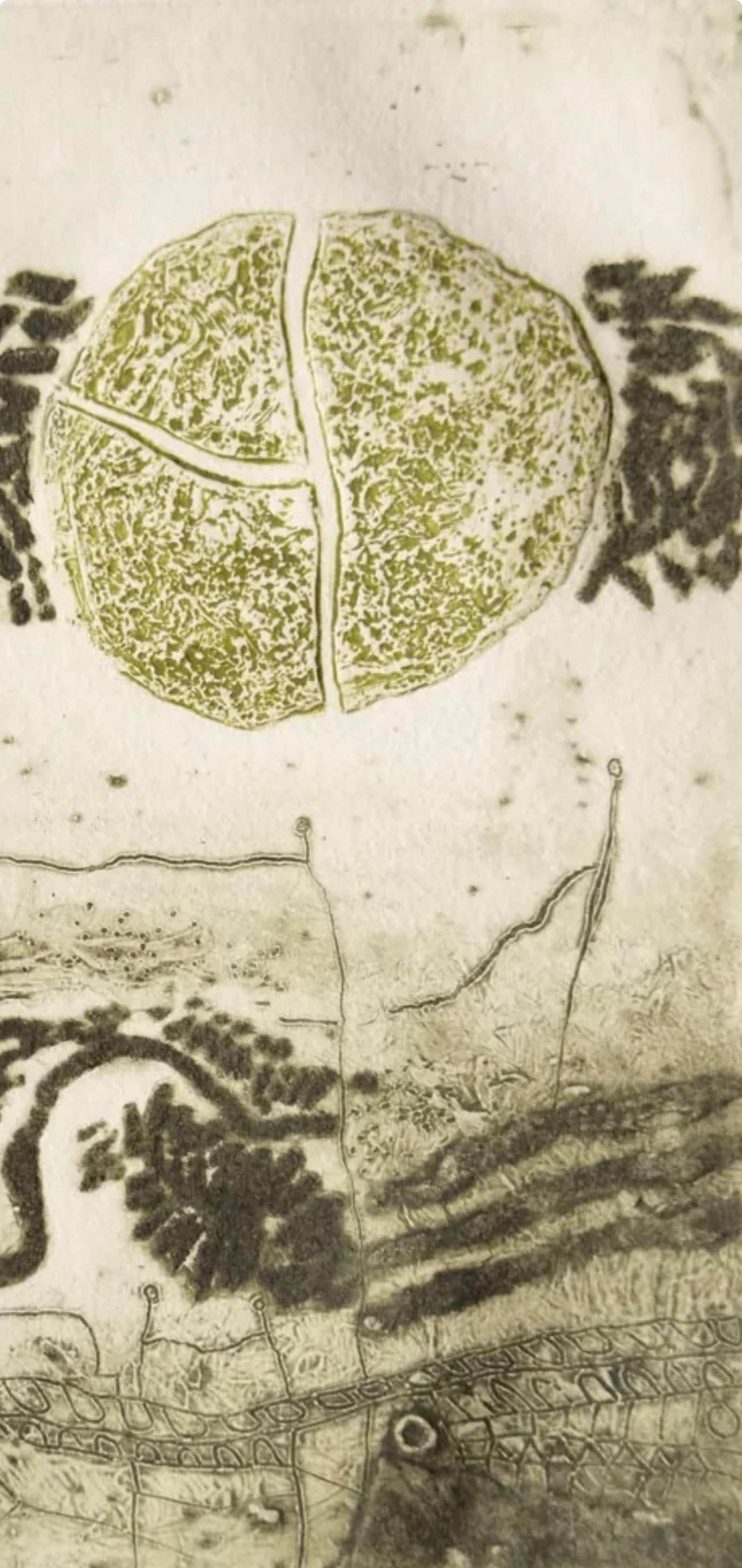 James Coignard, Composition, L'amour du plus lointain, Limited Edition Engraving