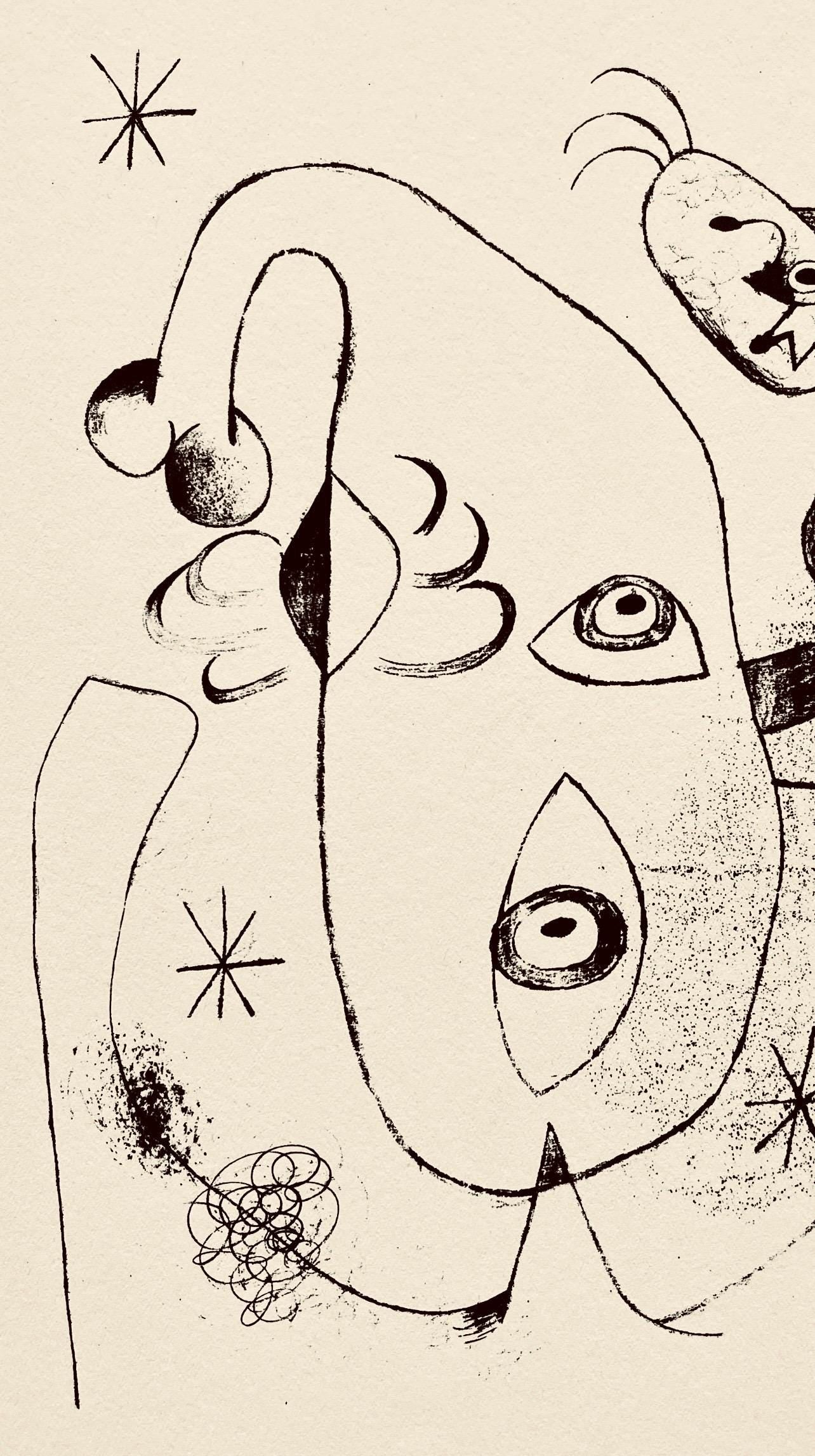 Joan Miró, Composition, The Prints of Joan Miro, Limited Edition Etching