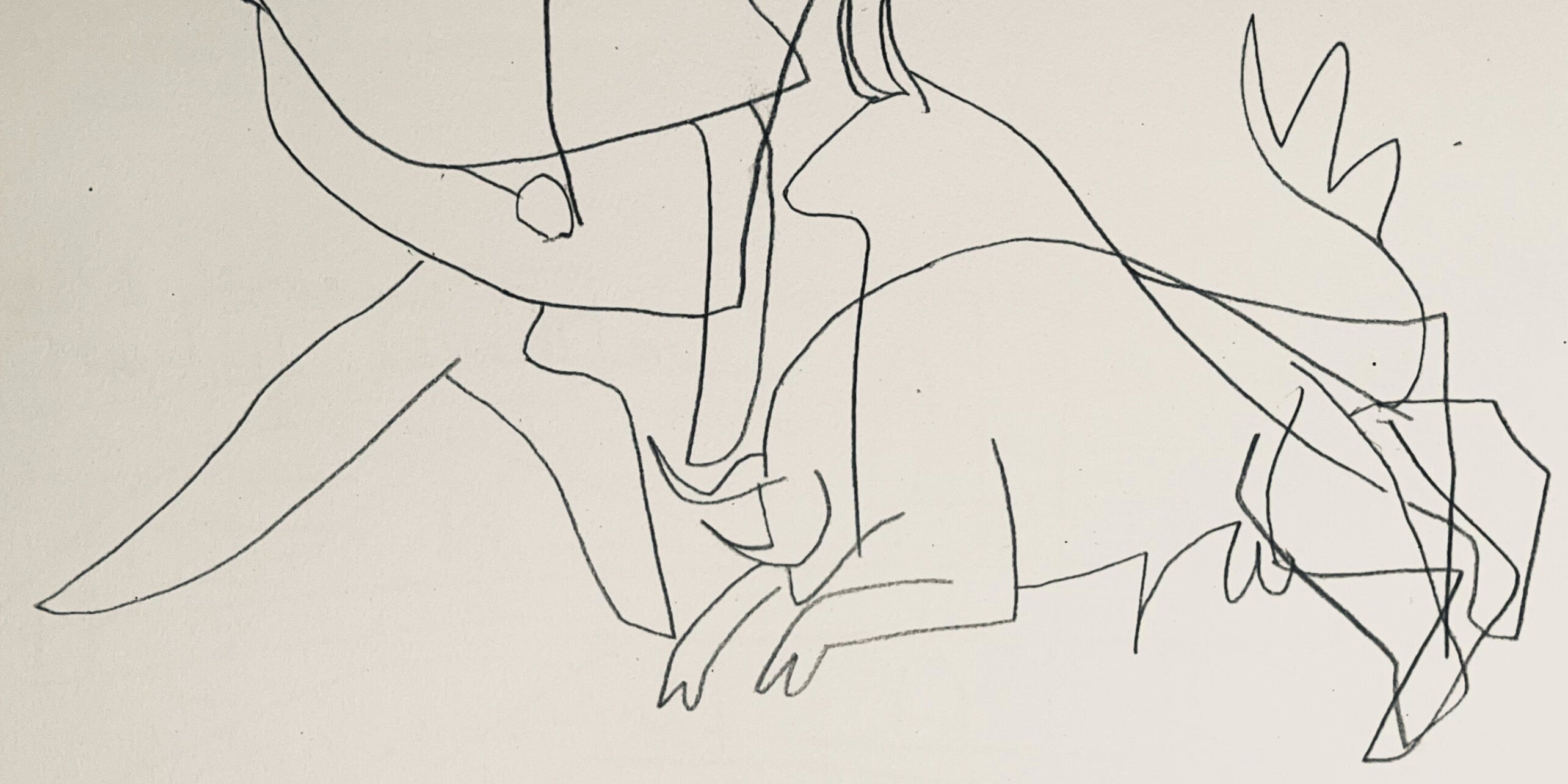 Pablo Picasso, Composition (Bloch 1276; Czwiklitzer 23), Toros y Toreros, Limited Edition Lithograph