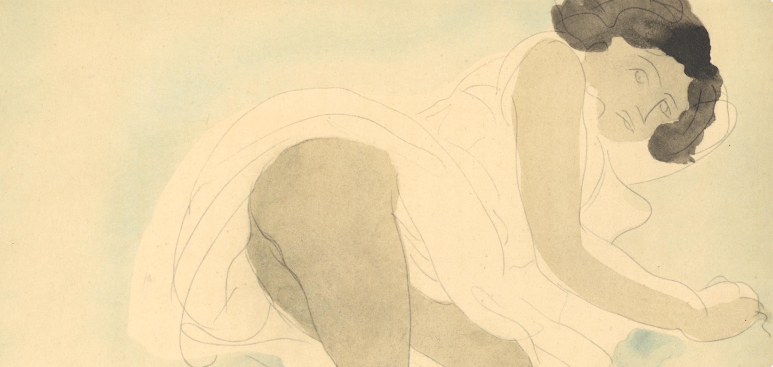 Auguste Rodin, Composition, La Varende, Rodin, Limited Edition Lithograph