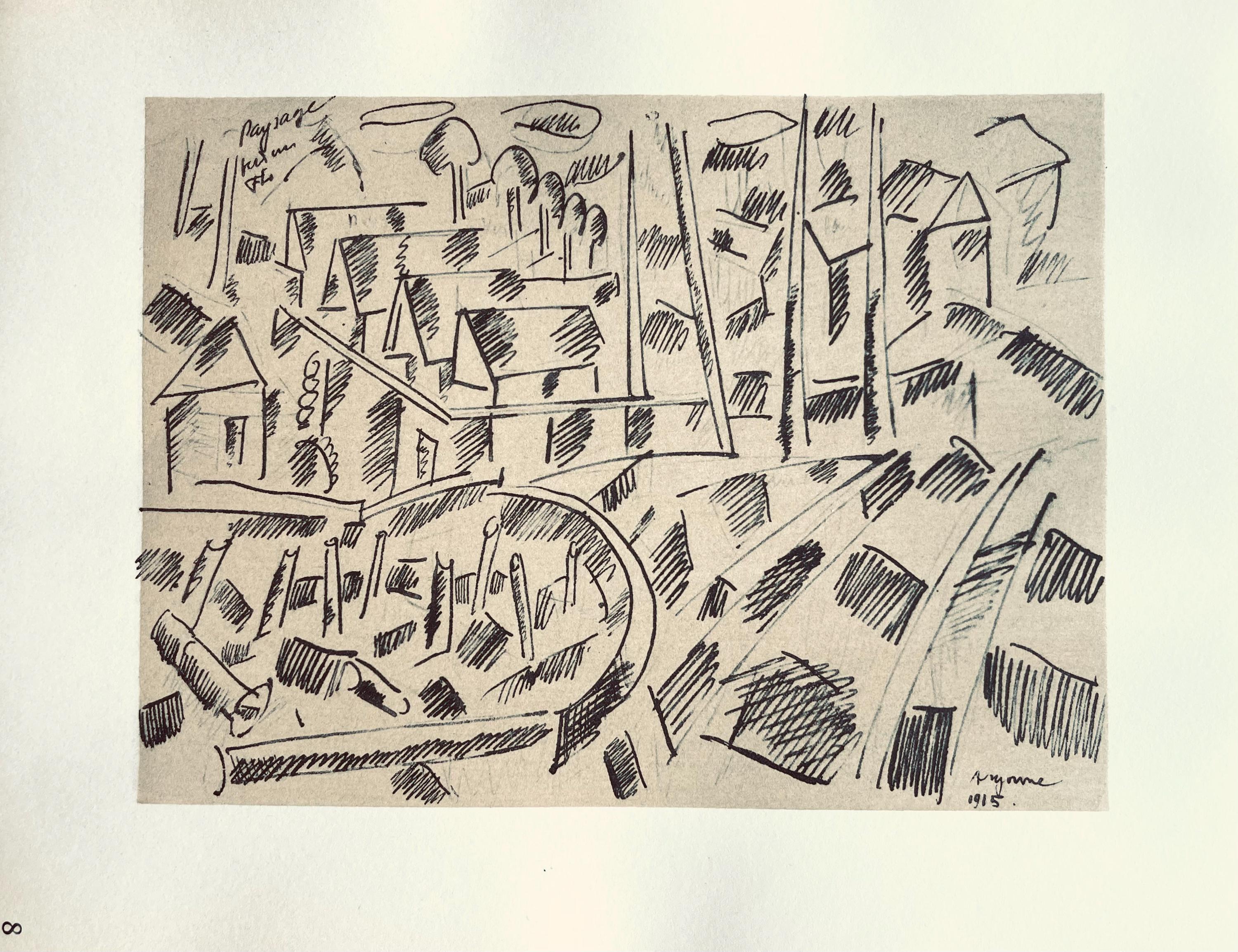 Fernand Léger, Aux Alentours De Verdun, Fernand Léger, Dessins de Guerre, Limited Edition Lithograph