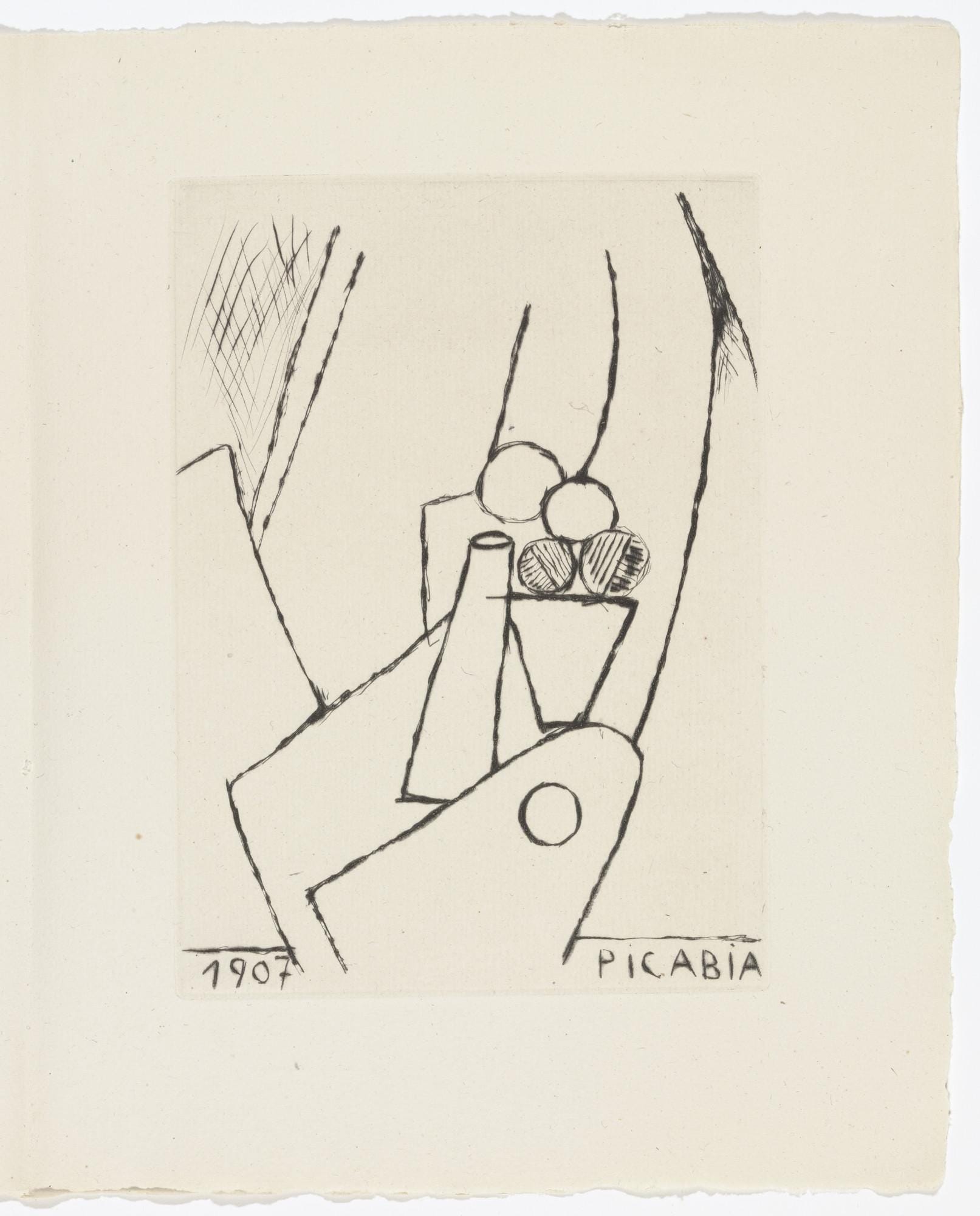 Francis Picabia, Composition, Du cubisme, Limited Edition Etching