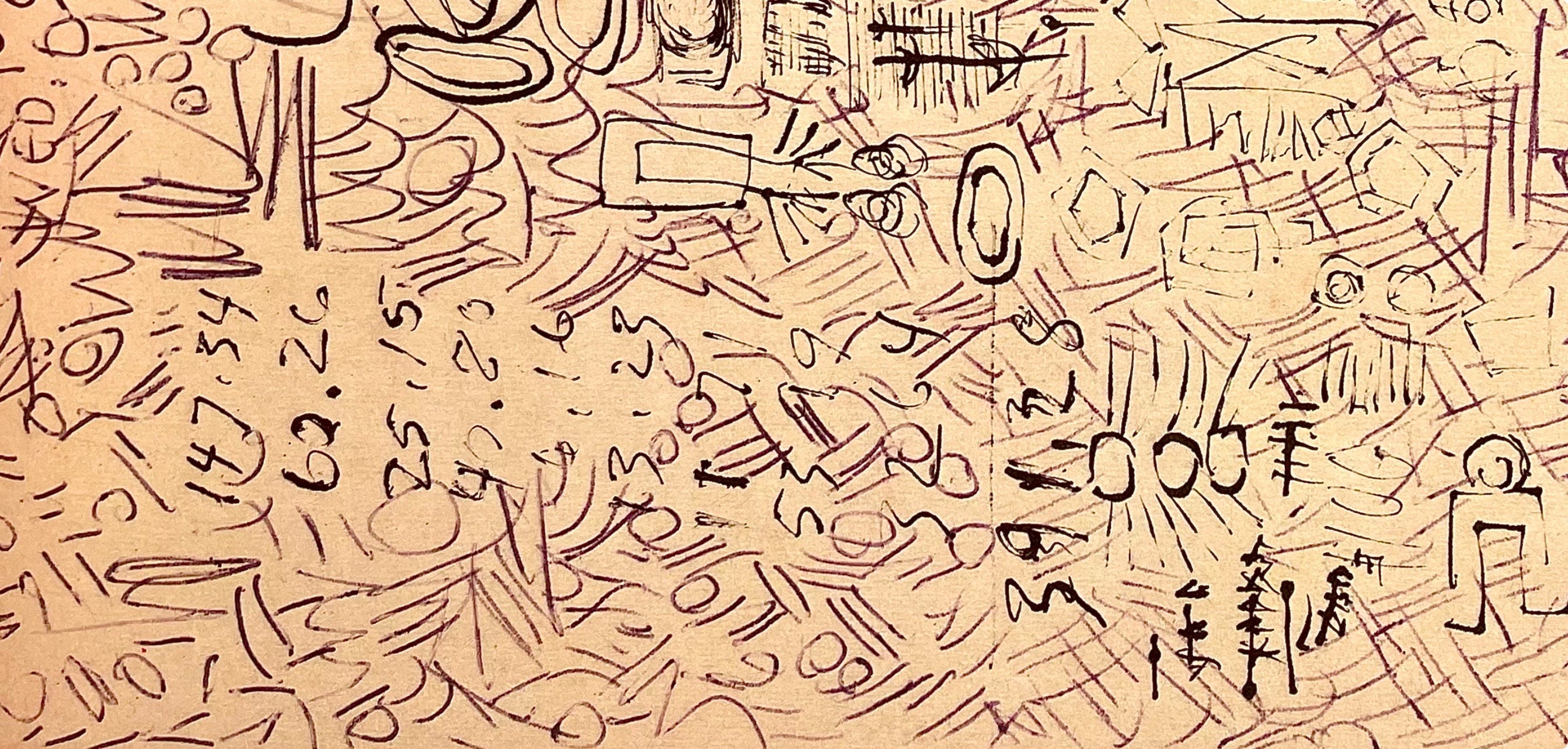 Jackson Pollock, Composition, Jackson Pollock, The Last Sketchbook, Limited Edition Lithograph