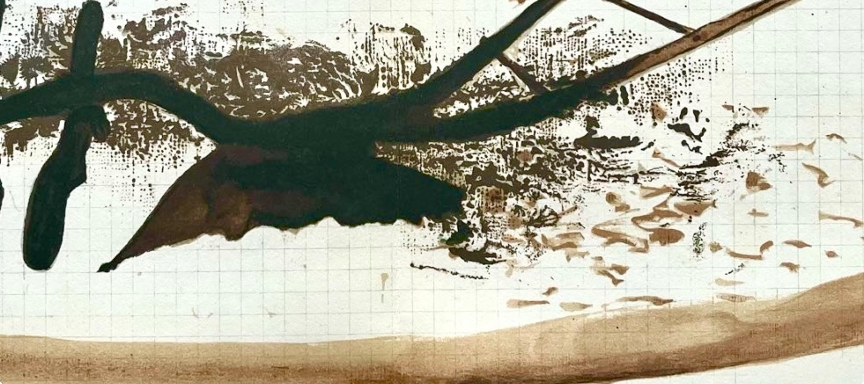 Georges Braque, Composition, Derrière le miroir, Limited Edition Lithograph