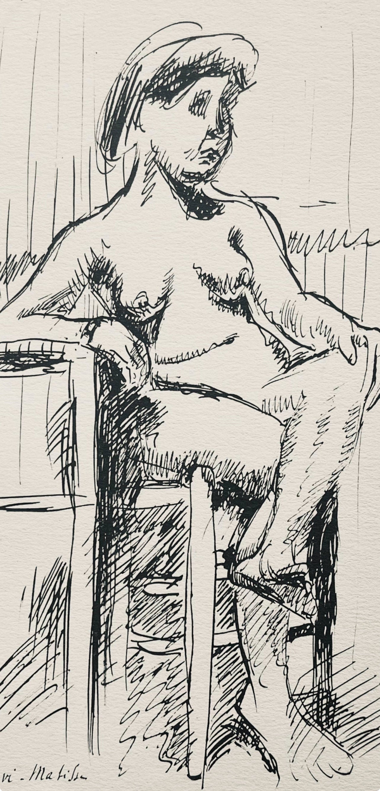 Henri Matisse, Composition (Dutel 3), Dessins de Henri-Matisse, Limited Edition Lithograph