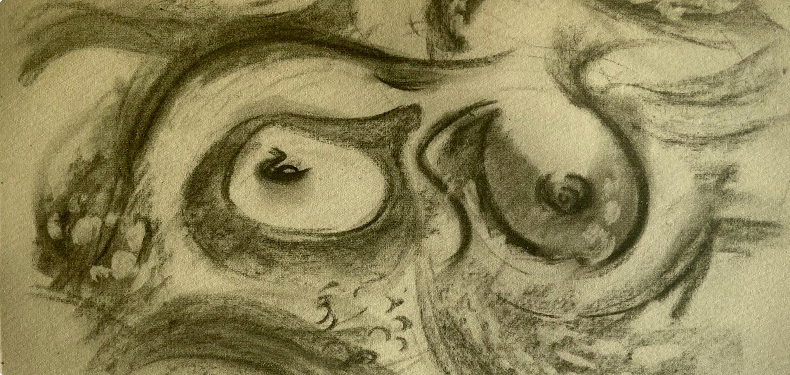 André Masson, Le sein et la vague, Masson Dessins, Limited Edition Lithograph