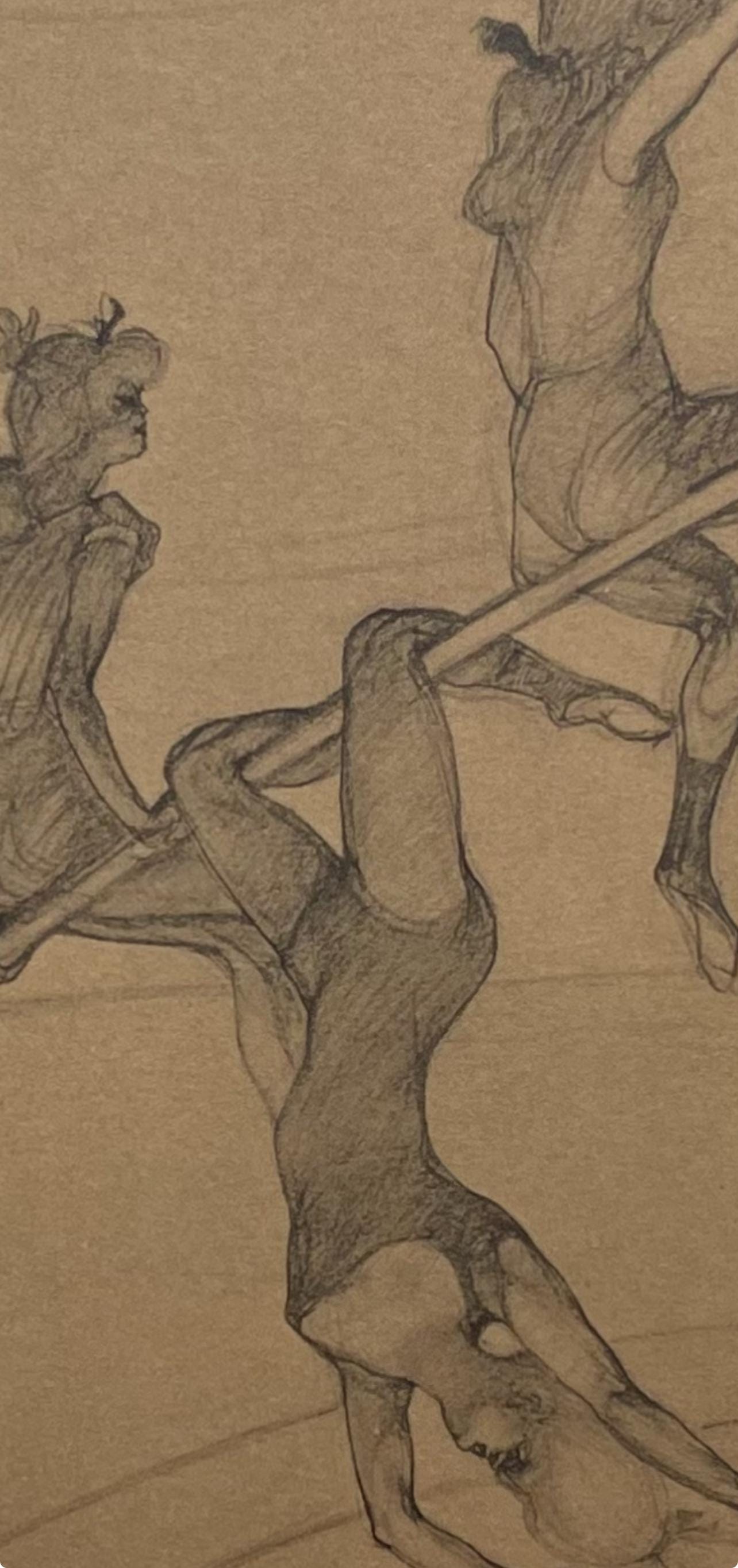 Henri de Toulouse-Lautrec, The Flying Trapeze, Henri de Toulouse-Lautrec, At the Circus, Limited Edition Lithograph