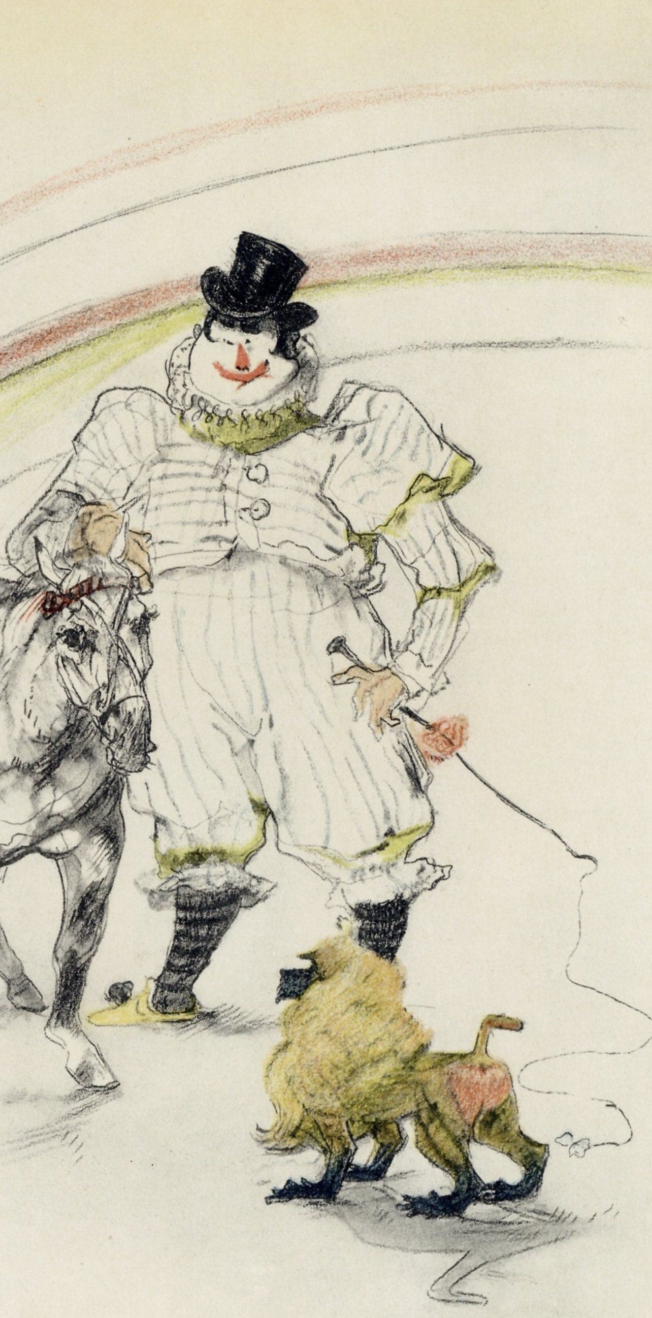 Henri de Toulouse-Lautrec, Cheval et Singe dressé, The Circus by Toulouse-Lautrec, Limited Edition Lithograph