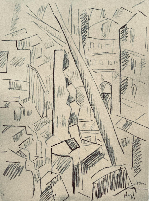 Fernand Léger, Verdun Détruit, Fernand Léger, Dessins de Guerre, Limited Edition Lithograph