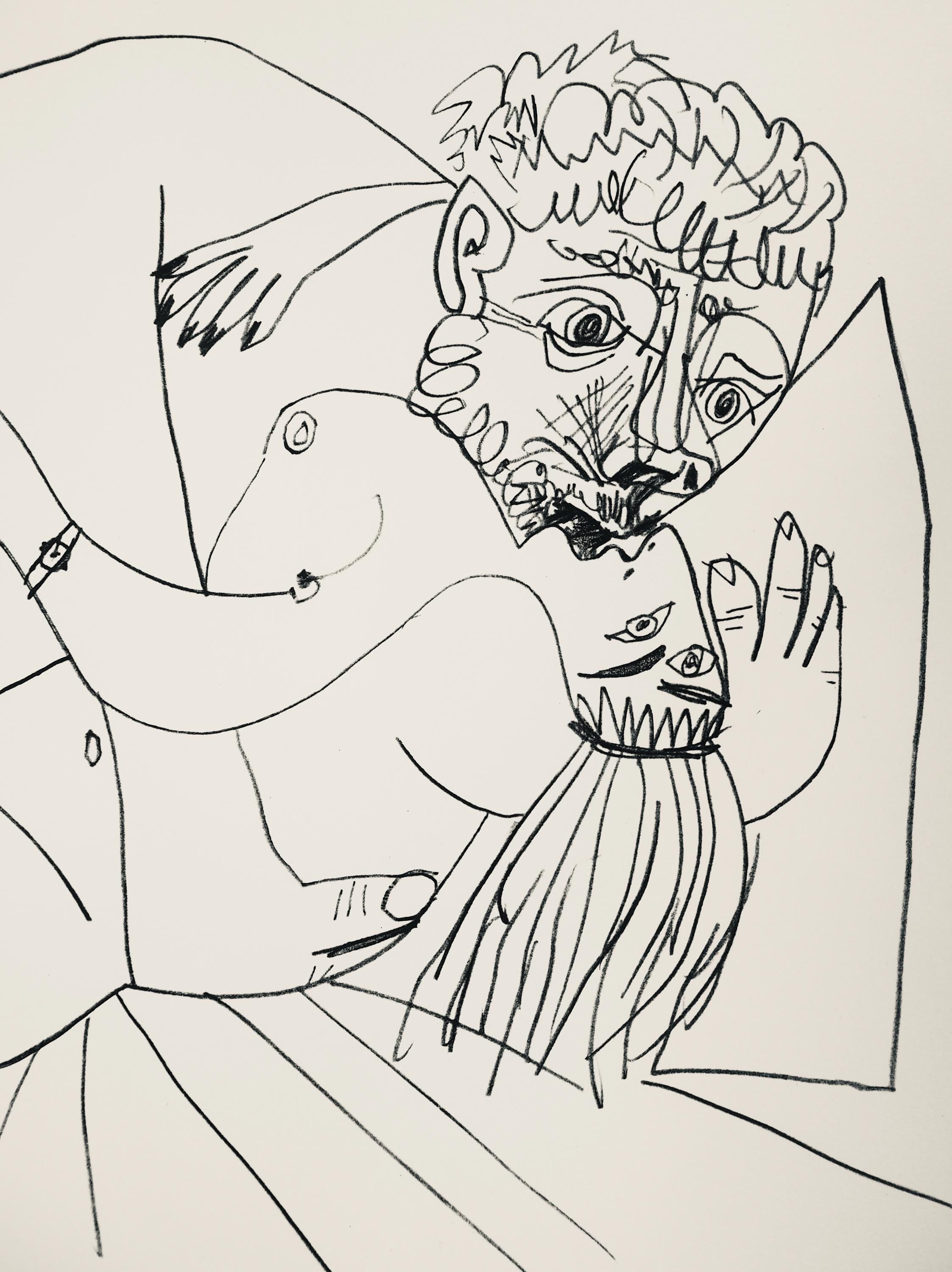 Pablo Picasso, Composition (Orozco 193-204), Au Baiser D'Avignon, Limited Edition Lithograph