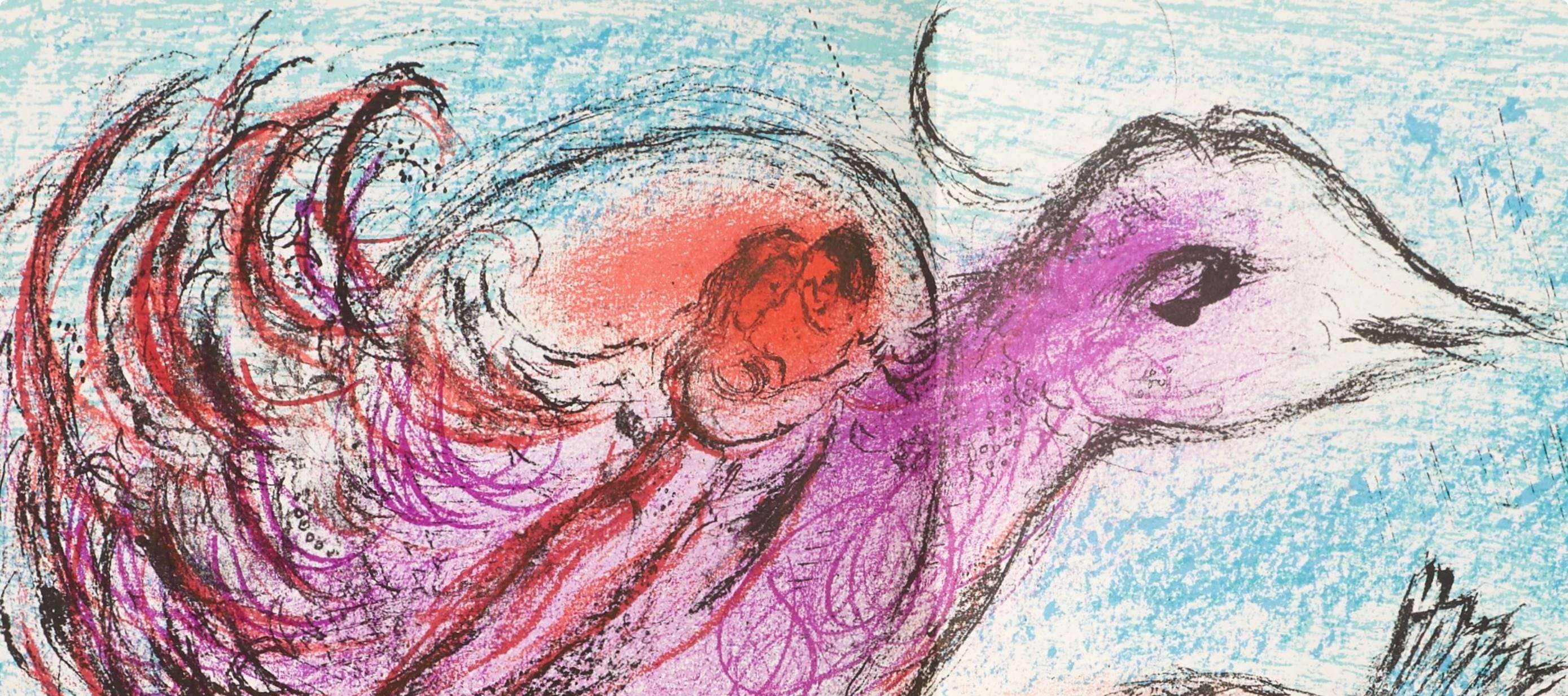 Marc Chagall, Composition (Cramer 50; Mourlot 356), Derrière le miroir, Limited Edition Lithograph