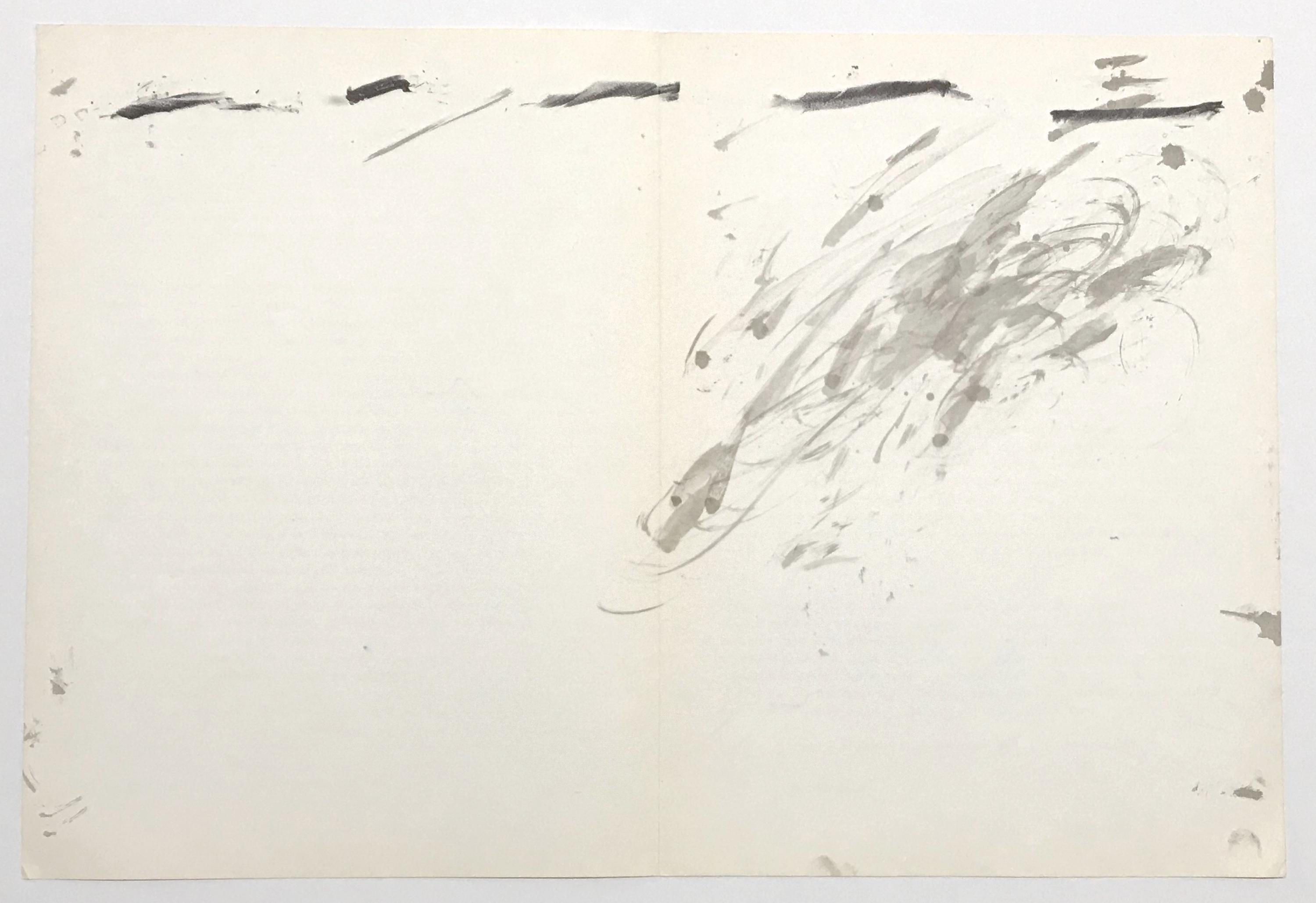 Antoni Tàpies, Composition, Derrière le miroir, Limited Edition Lithograph