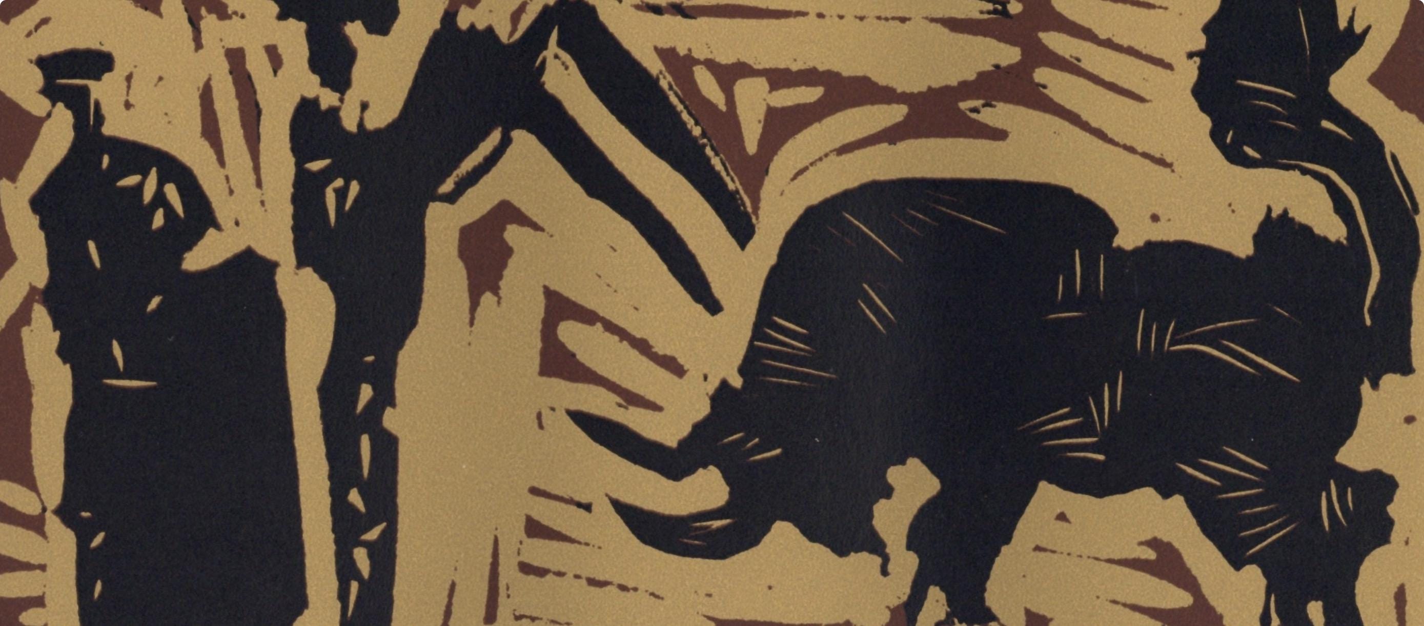 Pablo Picasso, The Banderillas (Orozco 214), Grabados al linóleo, Limited Edition Linocut