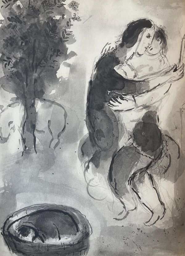 Marc Chagall, Composition, Contes de Boccace, Verve: Revue Artistique et Littéraire, Limited Edition Lithograph